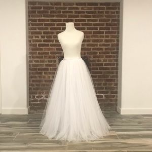 New Wedding Tulle Skirt Size 6